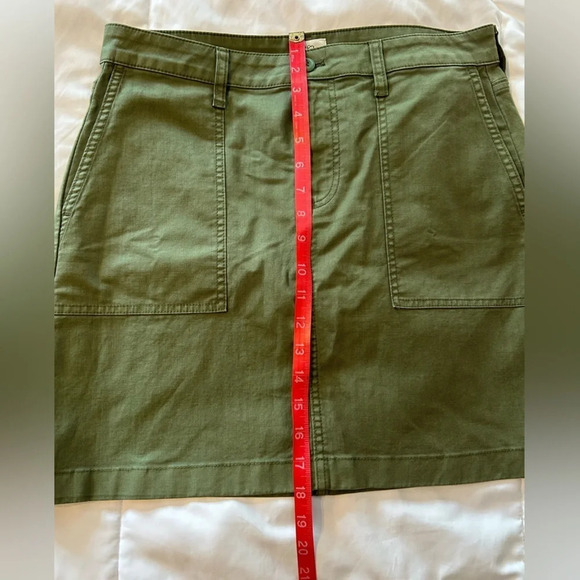 J Crew Military Garment-dyed mini skirt, BK713 size 8 - Picture 5 of 11